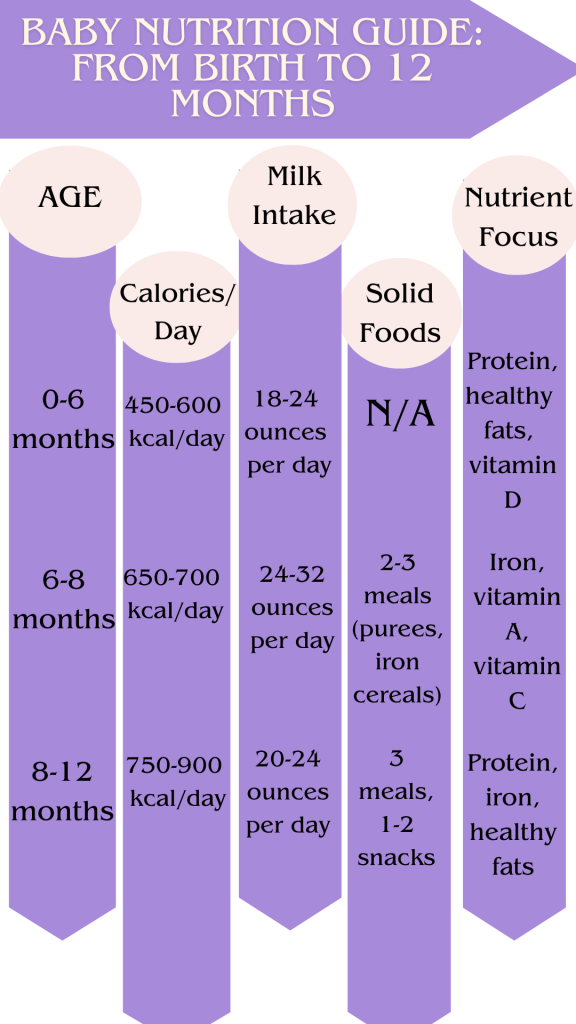 Best Infant Nutrition in the First 12 Months
